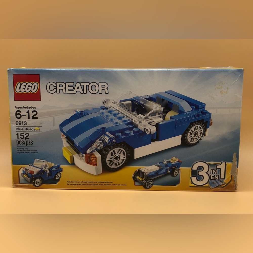 Lego Creator 3in 1 Blue Roadster